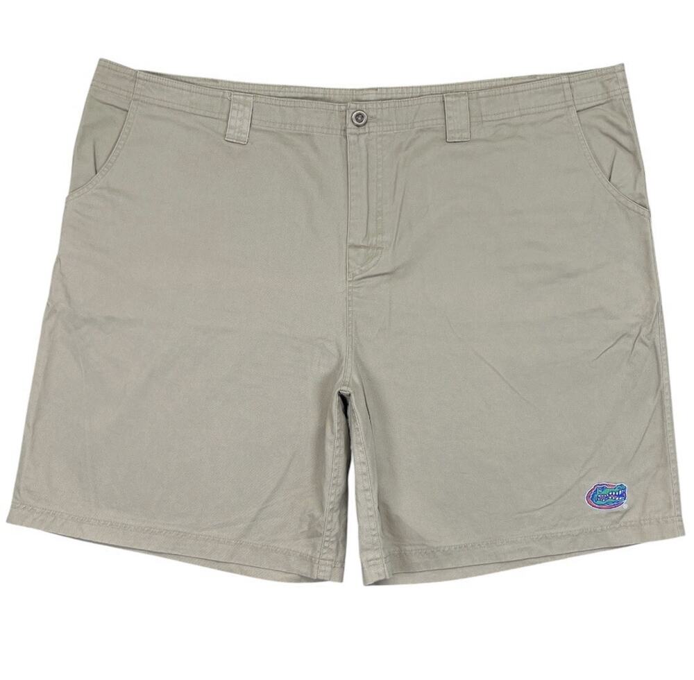 NCAA Florida Gators Khaki Chino Shorts Men’s 3XL Waist